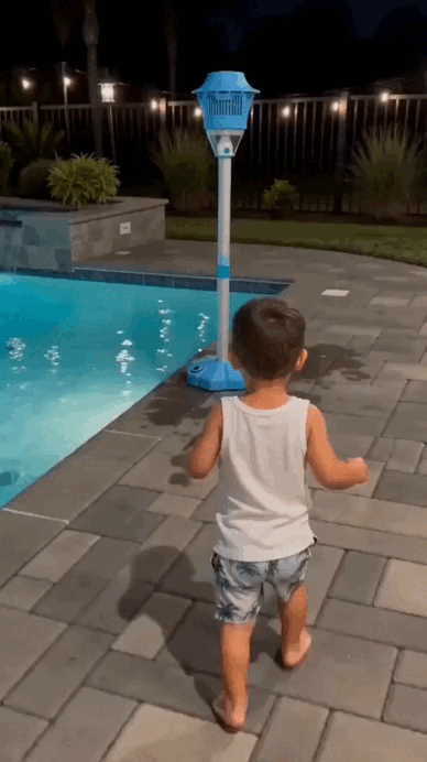 Automatic Light-Up Street Lamp Bubble Machine-SUY